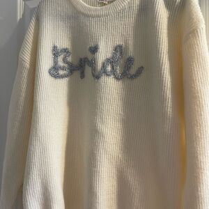 Bride Cream Sweater size L
